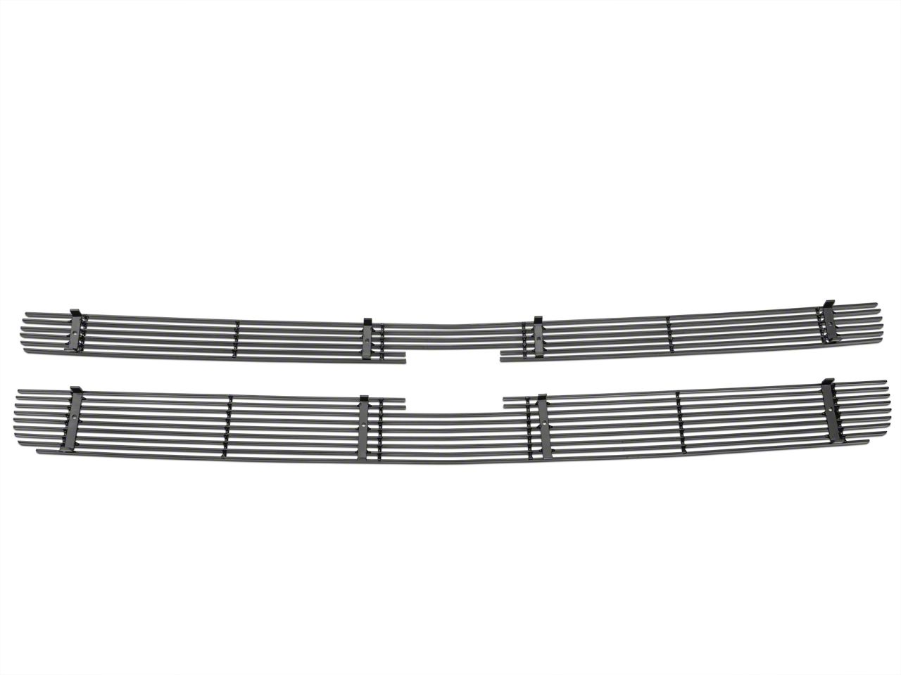 Billet Grille Insert For 2007-2013 Chevy Silverado 1500 - Polished Aluminum Upper+Lower Grill, Aggressive Look - View #2