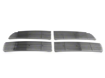 T-REX Grilles Billet Series Upper Overlay Grilles; Polished (09-12 RAM 1500)