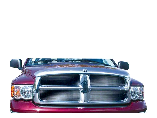 T-REX Grilles Billet Series Upper Replacement Grilles; Polished (02-05 RAM 1500)