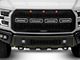 T-REX Grilles Revolver Series Lower Bumper Replacement Grille with 3-Inch LED Cube Lights; Black (17-20 F-150 Raptor)