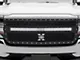 T-REX Grilles Torch Series Upper Replacement Grille with 40-Inch LED Light Bar; Black (16-18 Silverado 1500)