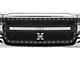 T-REX Grilles Torch Series Upper Replacement Grille with 40-Inch LED Light Bar; Black (16-18 Silverado 1500)