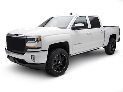 T-REX Grilles Upper Class Series Mesh Full Opening Design Upper Replacement Grille; Black (16-18 Silverado 1500)