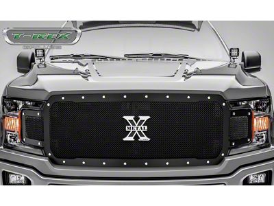 T-REX Grilles X-Metal Series Upper Replacement Grille; Black (18-20 F-150, Excluding Raptor)