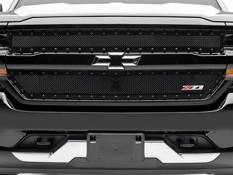 T-REX Grilles Silverado 1500 X-Metal Series Upper Grille Inserts