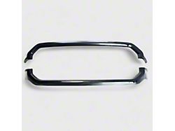 Chrome Delete Grille Overlay; Gloss Black (21-23 F-150 STX)