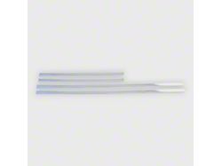 Door Molding Set; Chrome (11-22 F-250 Super Duty SuperCab, SuperCrew)