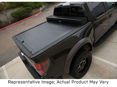 Truck Covers USA American Work Jr. Tool Box Hard Retractable Tonneau Cover (02-18 RAM 1500 w/o RAM Box)