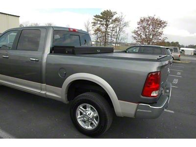 Truck Covers USA American Work Tool Box Hard Retractable Tonneau Cover (19-25 RAM 1500 w/ 6.4-Foot Box & w/o RAM Box)