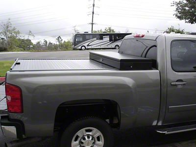 Truck Covers USA American Work Tool Box Hard Retractable Tonneau Cover (19-25 Silverado 1500 w/ 5.80-Foot Short Box & w/o MultiFlex Tailgate)