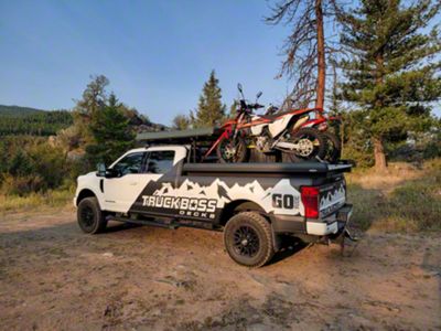 TruckBoss USA Expandable Bed Deck System; 7-Foot (01-26 Sierra 2500 HD w/ 6.50-Foot & 6.90-Foot Standard Box)