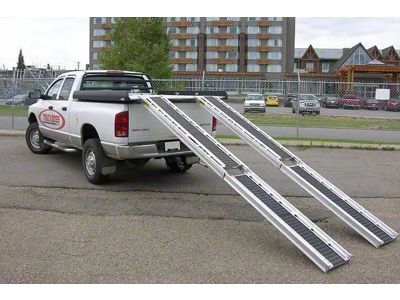 TruckBoss USA Bed Deck System Gen II Skinny Ramps; 12-Foot