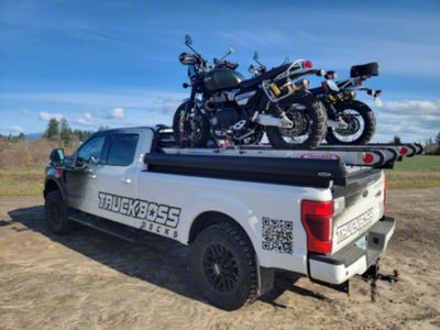 TruckBoss USA Bed Deck System Motorcycle Edition FlexxLoader; 102-Inch