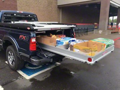 TruckBoss USA Bed Deck System SmartBoxx Under Deck Roll In and Out Drawer; 6-Foot