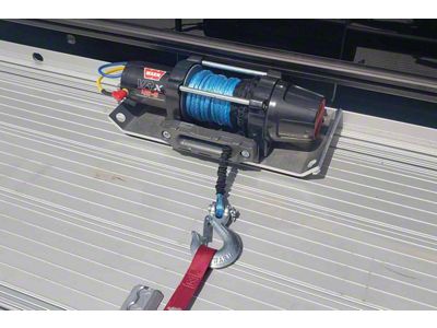 TruckBoss USA Bed Deck System Warn 4,500 lb. Winch