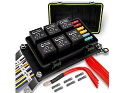 True Mods IP65 Waterproof Pre-Wired Fuse Relay Box Combo Kit (Universal; Some Adaptation May Be Required)