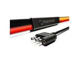 True Mods 60-Inch Tailgate LED Light Bar with Sequential Turn Signal and Reverse Light; Smoked (01-19 Silverado 2500 HD)