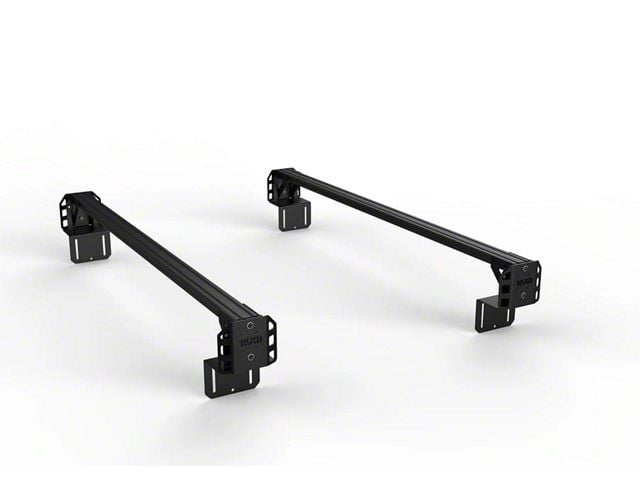 TRUKD 6.50-Inch V2 Truck Bed Rack with Bed Clamp Attachment; Black Bars (15-24 Colorado)