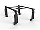 TRUKD 24.50-Inch V2 Truck Bed Rack with Bed Clamp Attachment; Black Bars (15-24 F-150)