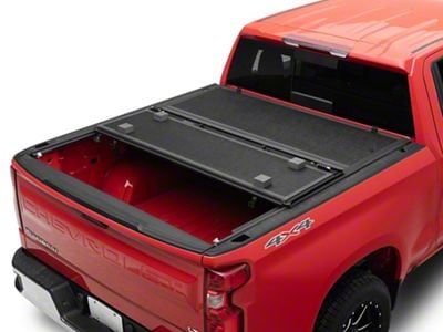 TruShield Low Profile Hard Tri-Fold Tonneau Cover (19-25 Silverado 1500 w/ 5.80-Foot Short & 6.50-Foot Standard Box)