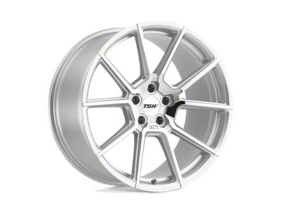 TSW Chrono Silver with Mirror Cut Face 5-Lug Wheel; 20x8.5; 40mm Offset (87-90 Dakota)