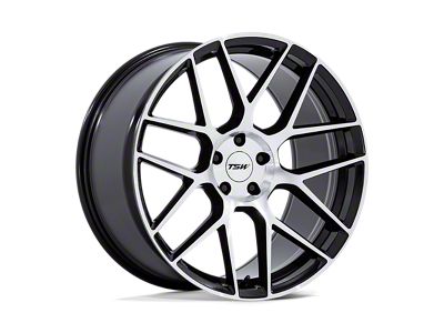 TSW Lasarthe Gloss Black Machined 5-Lug Wheel; 20x9; 35mm Offset (87-90 Dakota)