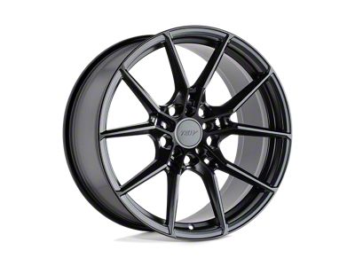 TSW Neptune Semi Gloss Black 5-Lug Wheel; 20x8.5; 40mm Offset (87-90 Dakota)