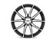 TSW Sprint Gloss Black with Mirror Cut Face 5-Lug Wheel; 18x8.5; 20mm Offset (87-90 Dakota)