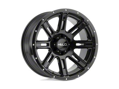 Tuff A.T. T01 Flat Black with Chrome Inserts 8-Lug Wheel; 18x9; -6mm Offset (01-06 Silverado 3500 HD SRW)