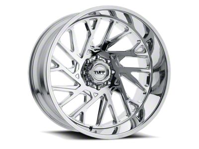Tuff A.T. T4B Chrome 8-Lug Wheel; 22x12; -45mm Offset (08-10 F-350 Super Duty SRW)