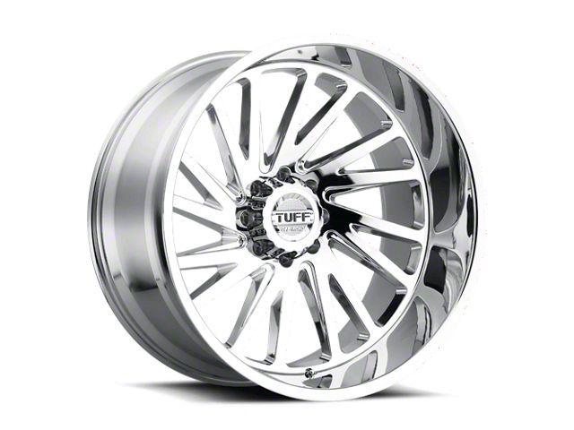 Tuff A.T. T2A Chrome 8-Lug Wheel; 20x12; -45mm Offset (10-18 RAM 2500)