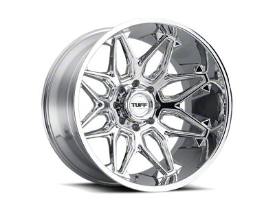 Tuff A.T. T3B Chrome 8-Lug Wheel; 26x14; -72mm Offset (11-16 F-350 Super Duty SRW)