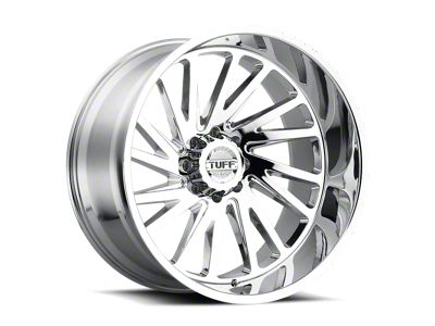 Tuff A.T. T2A Chrome 6-Lug Wheel; Left Directional; 22x12; -45mm Offset (23-25 Colorado)
