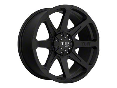 Tuff A.T. T05 Satin Black 5-Lug Wheel; 22x10; -20mm Offset (87-90 Dakota)