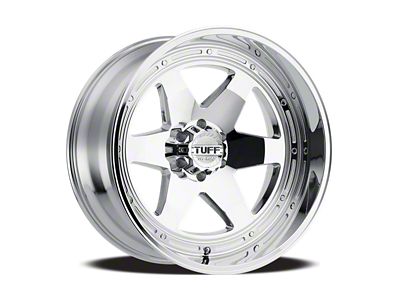 Tuff A.T. T1A Chrome 6-Lug Wheel; 22x10; 5mm Offset (21-26 F-150)