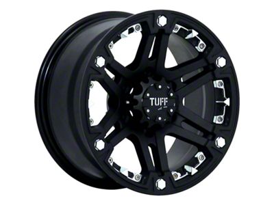 Tuff A.T. T01 Silver with Brushed Silver Face 5-Lug Wheel; 22x9.5; 15mm Offset (02-08 RAM 1500, Excluding Mega Cab)