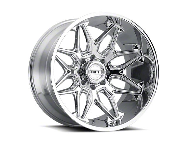 Tuff A.T. T3B Chrome 8-Lug Wheel; 20x12; -45mm Offset (06-08 RAM 1500 Mega Cab)