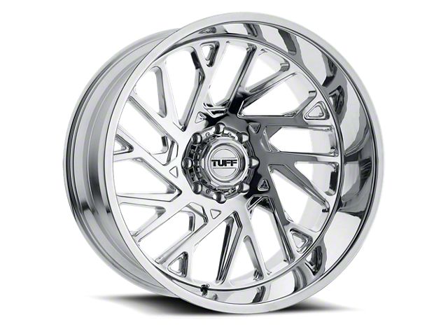 Tuff A.T. T4B Chrome 8-Lug Wheel; 22x12; -45mm Offset (06-08 RAM 1500 Mega Cab)