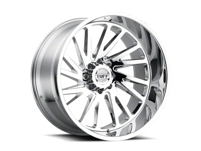 Tuff A.T. T2A Chrome 8-Lug Wheel; 20x12; -45mm Offset (19-24 RAM 2500)