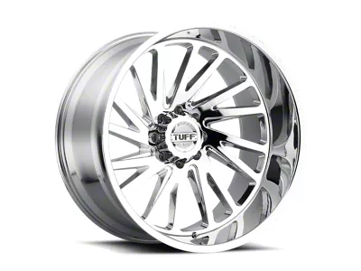 Tuff A.T. T2A Chrome 8-Lug Wheel; 26x14; -72mm Offset (19-25 RAM 3500 SRW)