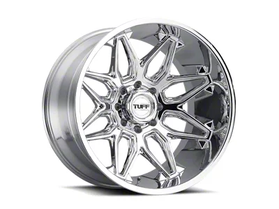 Tuff A.T. T3B Chrome 8-Lug Wheel; 20x12; -45mm Offset (07-10 Sierra 3500 HD SRW)