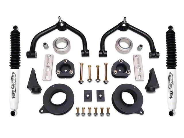 Tuff Country 4-Inch Suspension Lift Kit with Uni-Ball Upper Control Arms and SX8000 Shocks (09-18 4WD V8 RAM 1500 w/o Air Ride, Excluding Rebel)