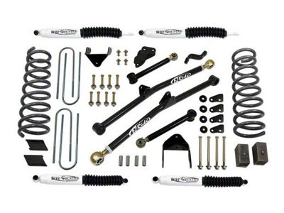 Tuff Country 4.50-Inch Long Arm Suspension Lift Kit with Coil Springs and SX8000 Shocks (09-13 4WD RAM 2500)