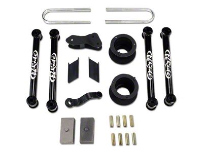 Tuff Country 4.50-Inch Suspension Lift Kit with Coil Spring Spacers and Rear Blocks (07/1/07-08 4WD RAM 2500)