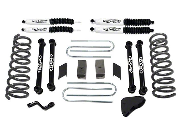 Tuff Country 4.50-Inch Suspension Lift Kit with Coil Springs and SX8000 Shocks (09-13 4WD RAM 2500)