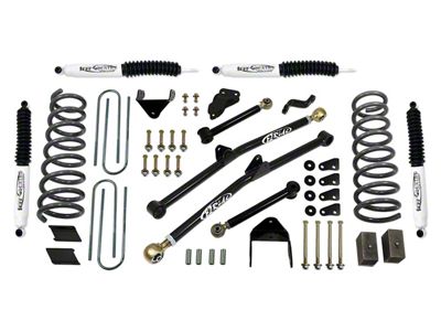 Tuff Country 6-Inch Long Arm Suspension Lift Kit with Coil Springs and SX8000 Shocks (09-13 4WD RAM 2500)