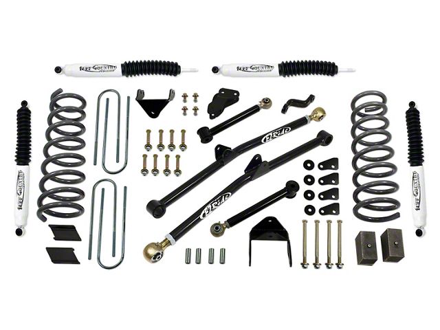 Tuff Country 6-Inch Long Arm Suspension Lift Kit with Coil Springs and SX8000 Shocks (09-13 4WD RAM 2500)