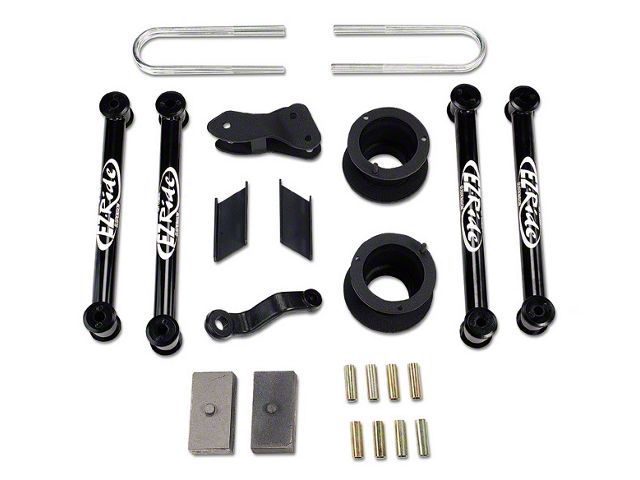 Tuff Country 4.50-Inch Suspension Lift Kit with Coil Spring Spacers and Rear Blocks (03-07 4WD RAM 3500)