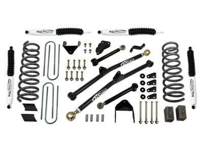 Tuff Country 6-Inch Long Arm Suspension Lift Kit with Coil Springs and SX8000 Shocks (09-12 4WD RAM 3500)