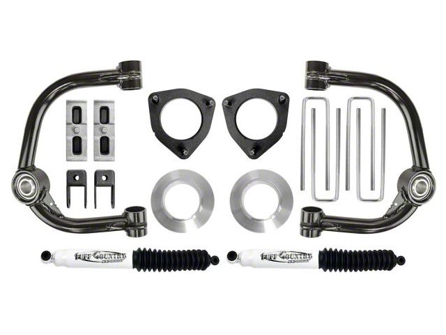 Tuff Country 4-Inch Upper Control Arm Suspension Lift Kit with SX8000 Shocks (19-24 4WD Sierra 1500, Excluding AT4 & Denali)